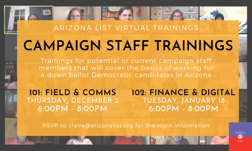 Campaign Staff 101 and 102 Trainings